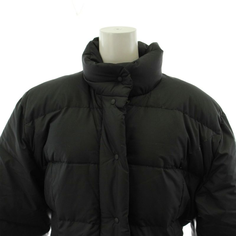 Moncler Blue Tag Down Jacket 38 Black