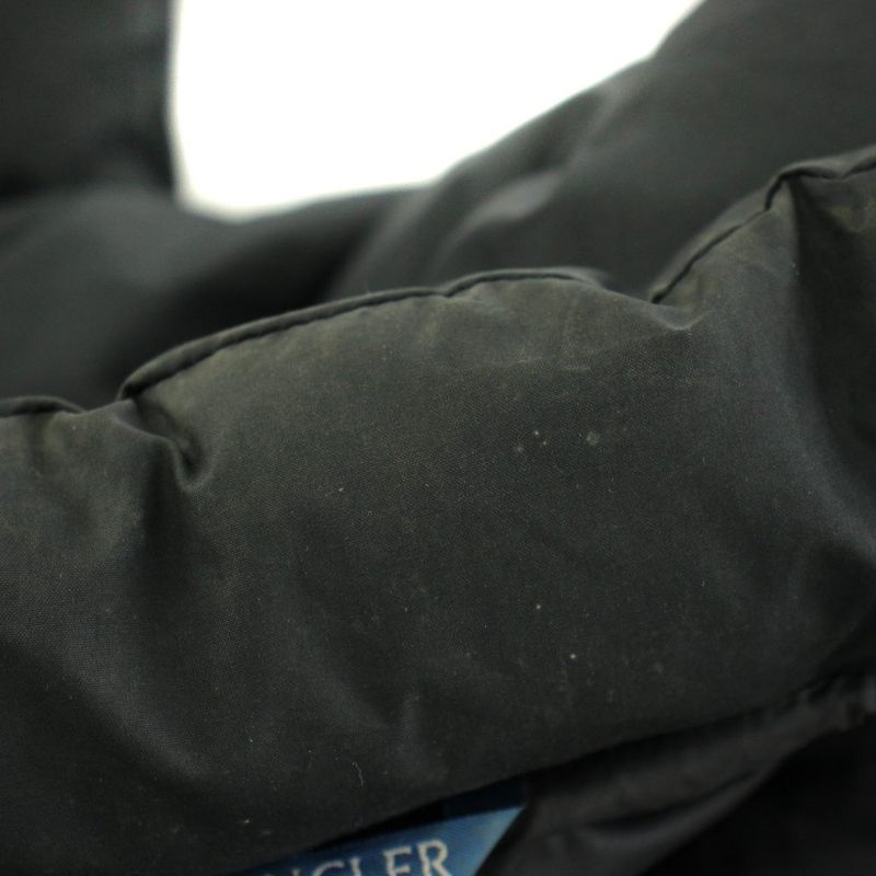 Moncler Blue Tag Down Jacket 38 Black
