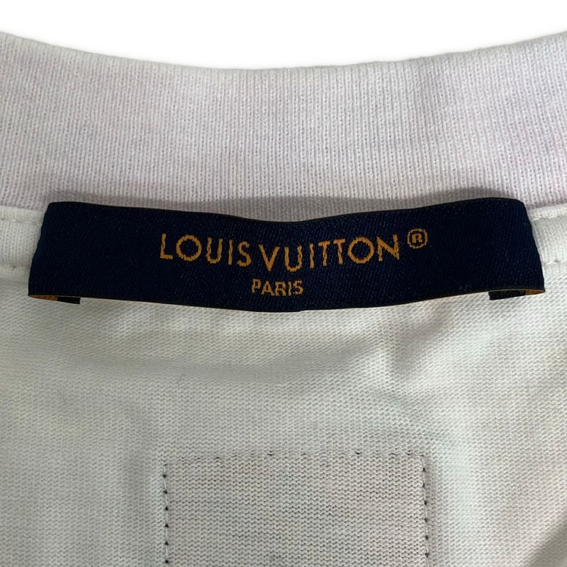 Louis Vuitton Short Sleeve T-Shirt L White Light Pink Multi Crew