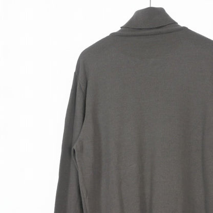 Gucci Cashmere Blend Turtleneck Knit Sweater Long Sleeve M Gray