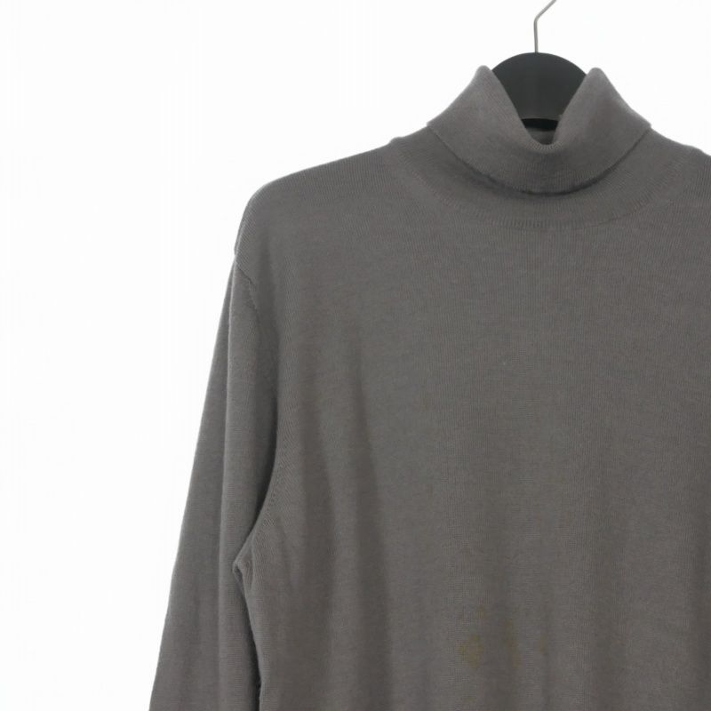 Gucci Cashmere Blend Turtleneck Knit Sweater Long Sleeve M Gray