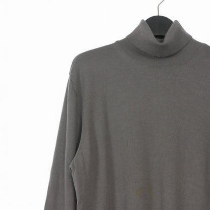 Gucci Cashmere Blend Turtleneck Knit Sweater Long Sleeve M Gray