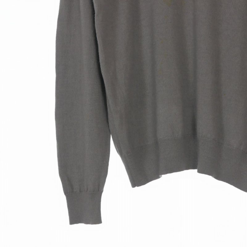 Gucci Cashmere Blend Turtleneck Knit Sweater Long Sleeve M Gray