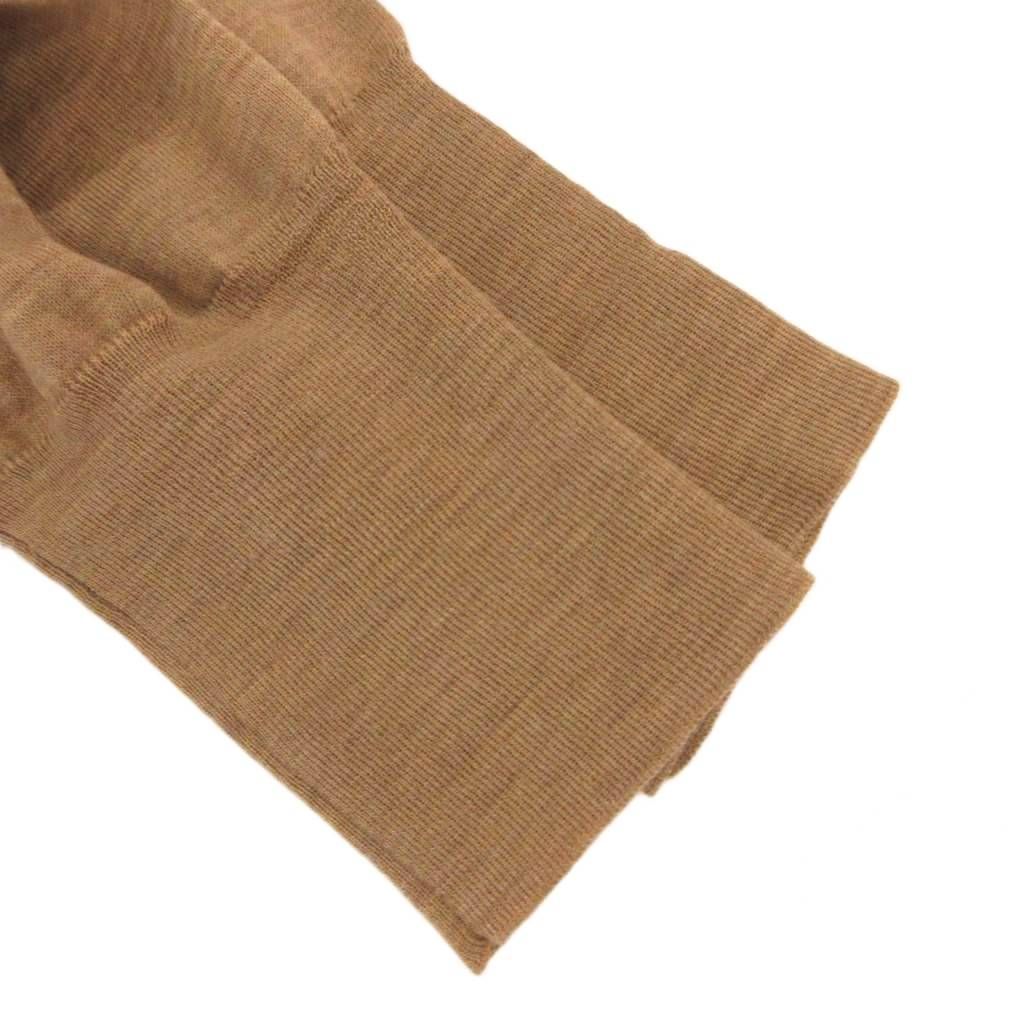 Celine Collared Knit Sweater Long Sleeve Wool S Brown