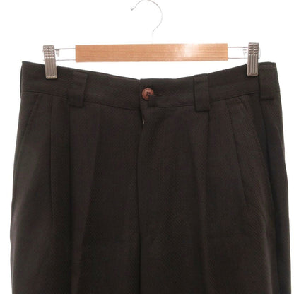 Versace Suit Set Business Jacket Pants Wool Lining Medusa Pattern 46 Brown