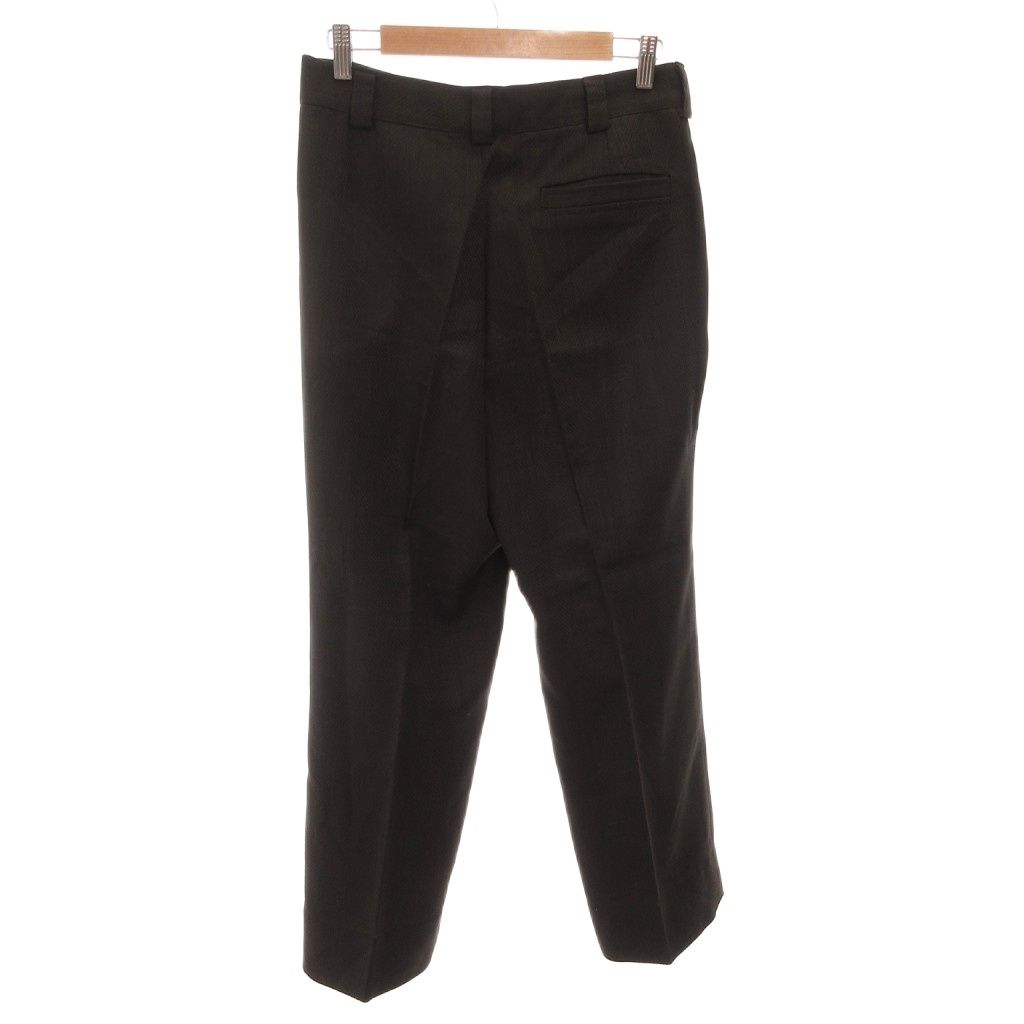 Versace Suit Set Business Jacket Pants Wool Lining Medusa Pattern 46 Brown