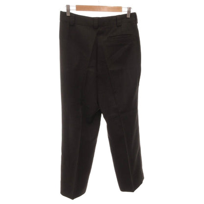 Versace Suit Set Business Jacket Pants Wool Lining Medusa Pattern 46 Brown