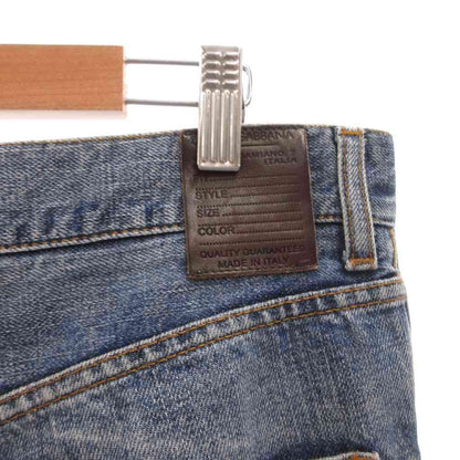 Dolce & Gabbana 14 Denim Pants Jeans Straight Distressed 46 Indigo