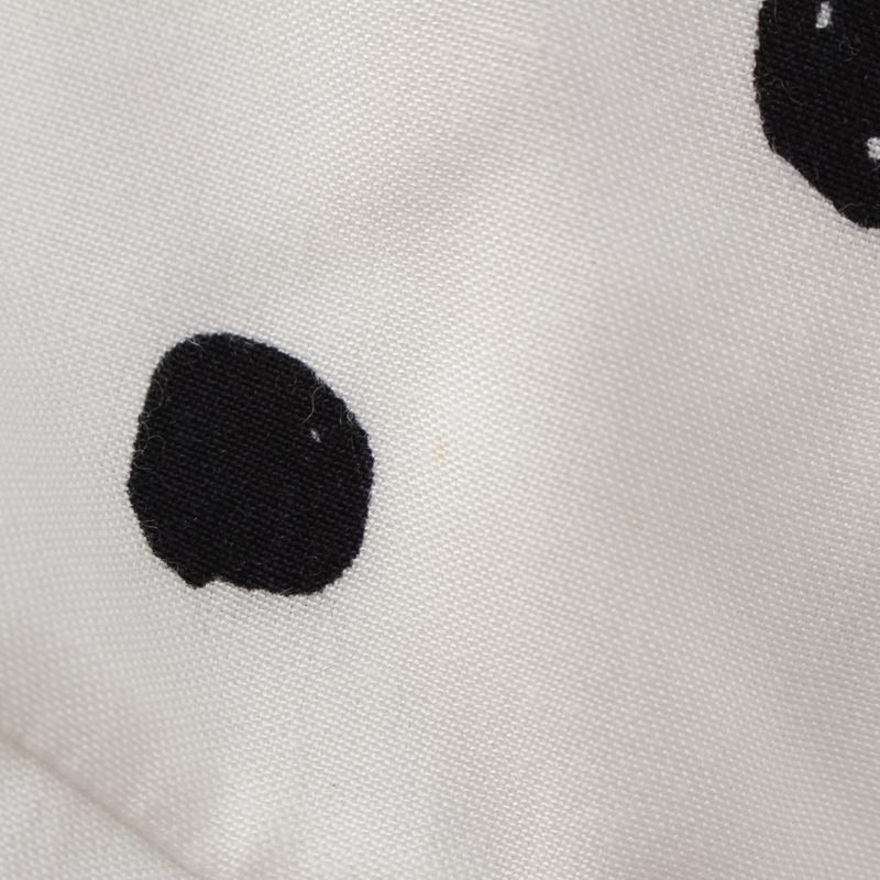 Balenciaga Polka Dot Print Shirt Blouse Top White 34