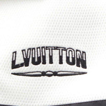 Louis Vuitton Cotton Nylon Logo Hybrid Jersey Jacket Black White