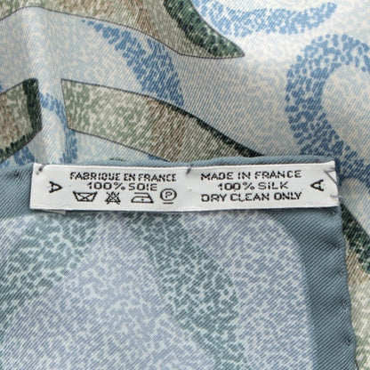Hermes Carre 90 Silk Peintre du Cheval Horse Drawing Scarf