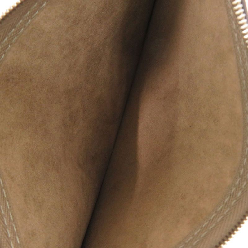 Louis Vuitton Hina MM Pouch Leather Brown
