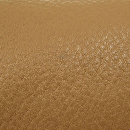Prada Vitello Daino Gold Leather Brown Tote Shoulder Bag