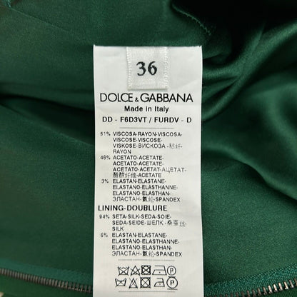 Dolce & Gabbana Dress 36 S Green