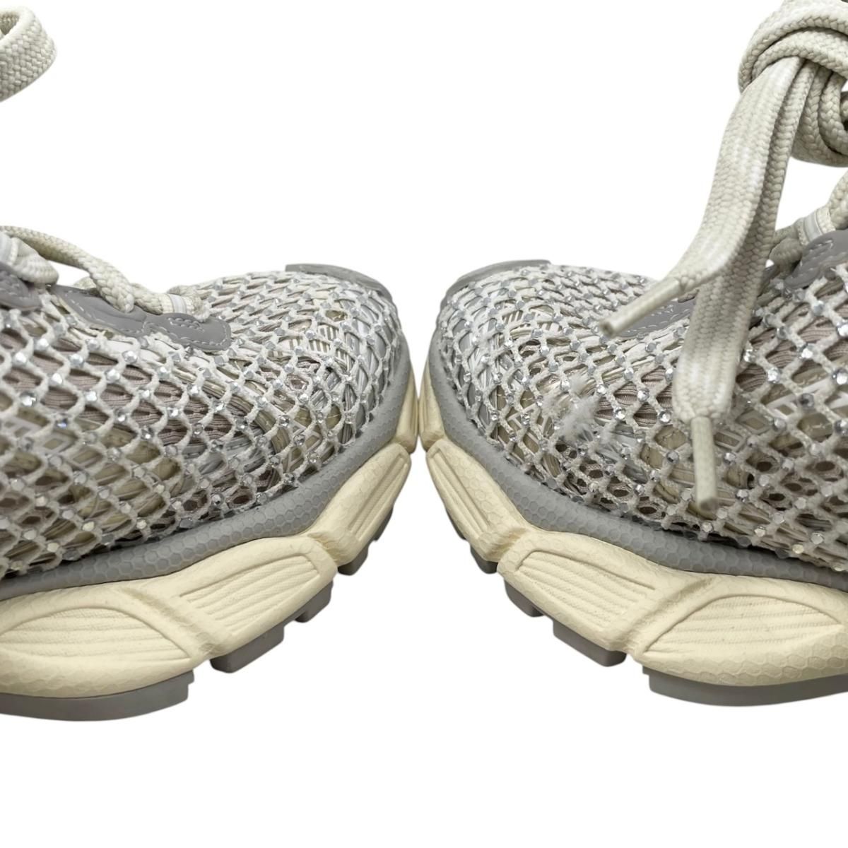 Balenciaga Sneakers Fishnet 37 Mesh Crystal White Gray