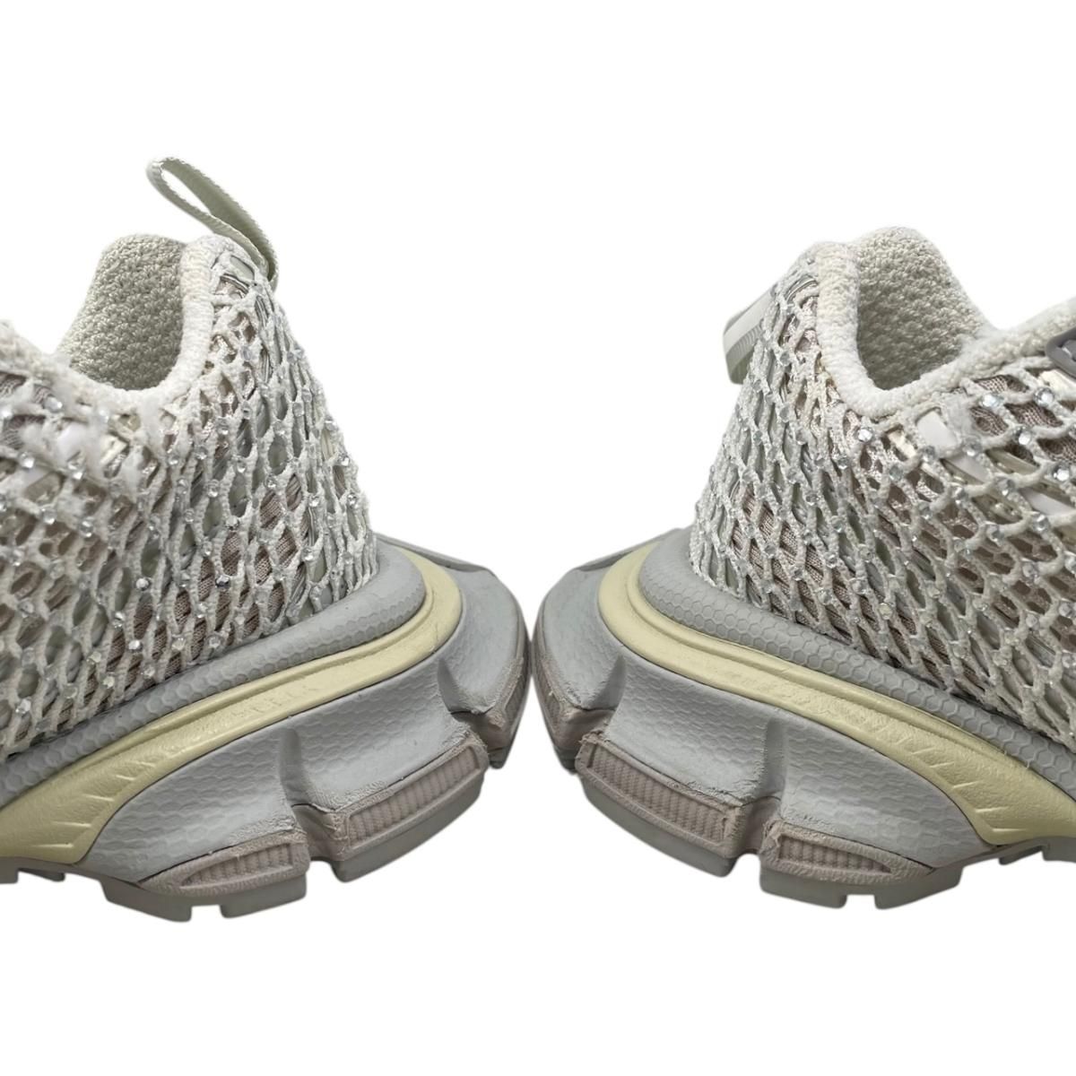 Balenciaga Sneakers Fishnet 37 Mesh Crystal White Gray