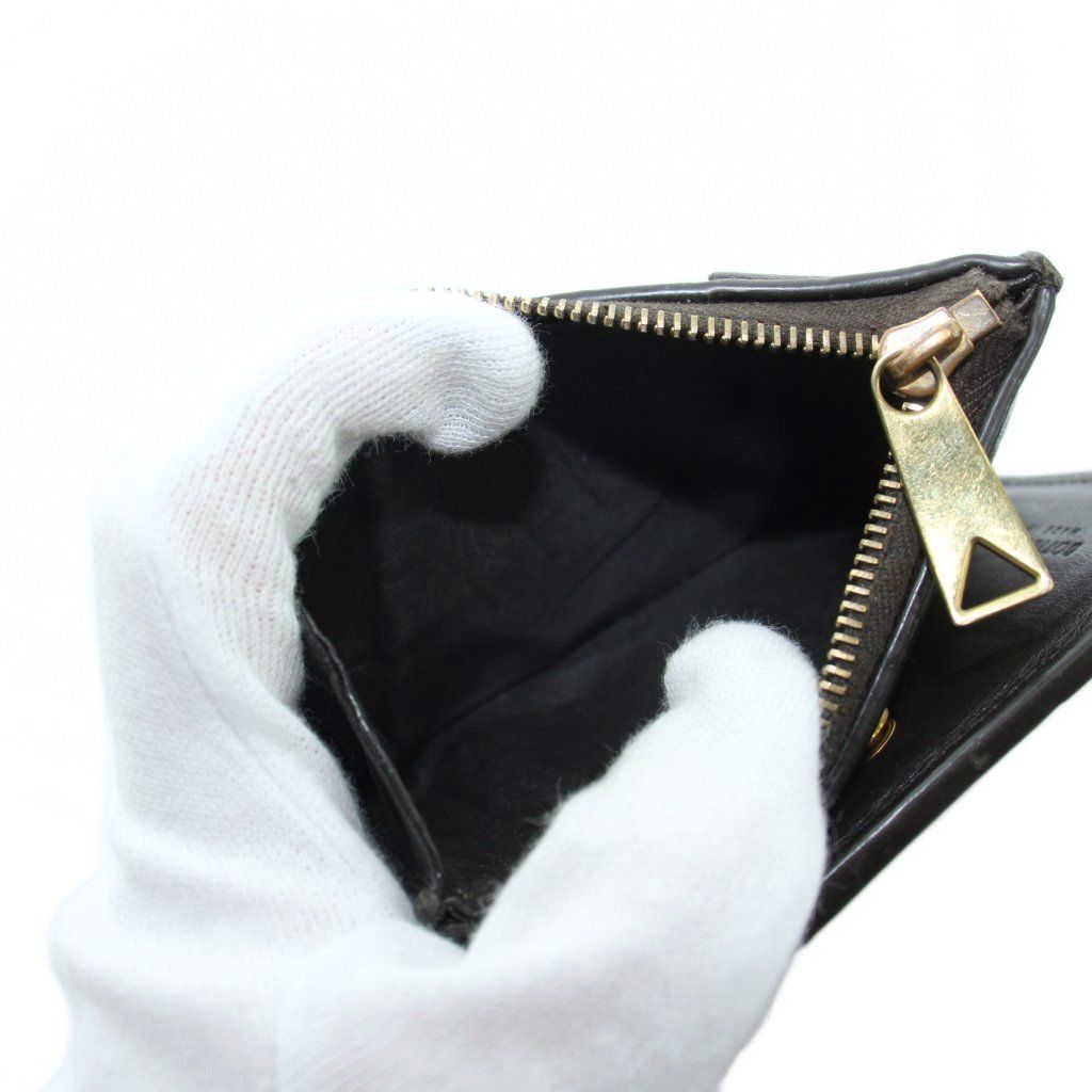 Bottega Veneta Cassette Zip Around Wallet Bifold Intrecciato Leather Embossed