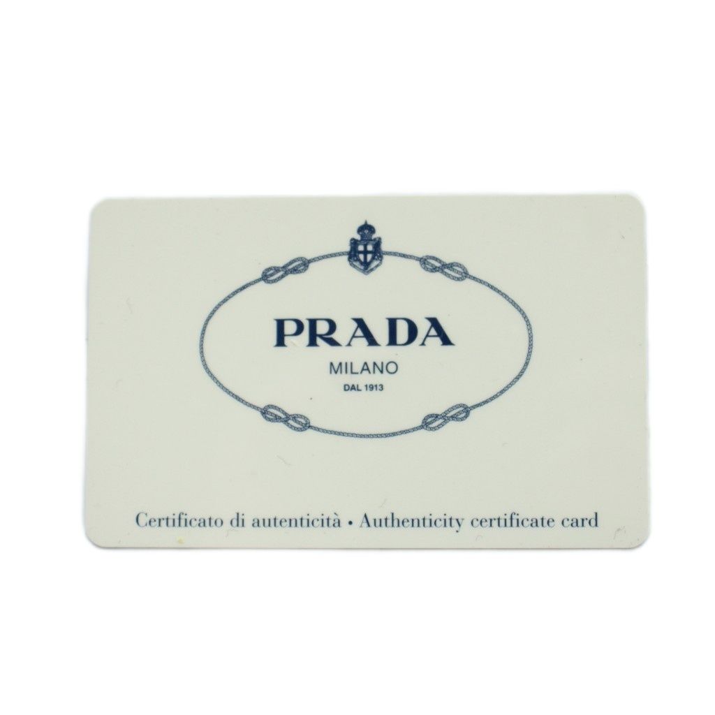 Prada Coin Purse Wallet Logo Triangle Plate Black