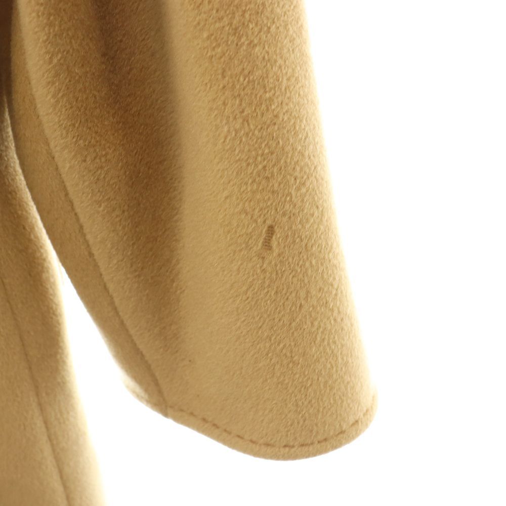 Max Mara White Tag Wool Cashmere Double Long Coat Beige 36