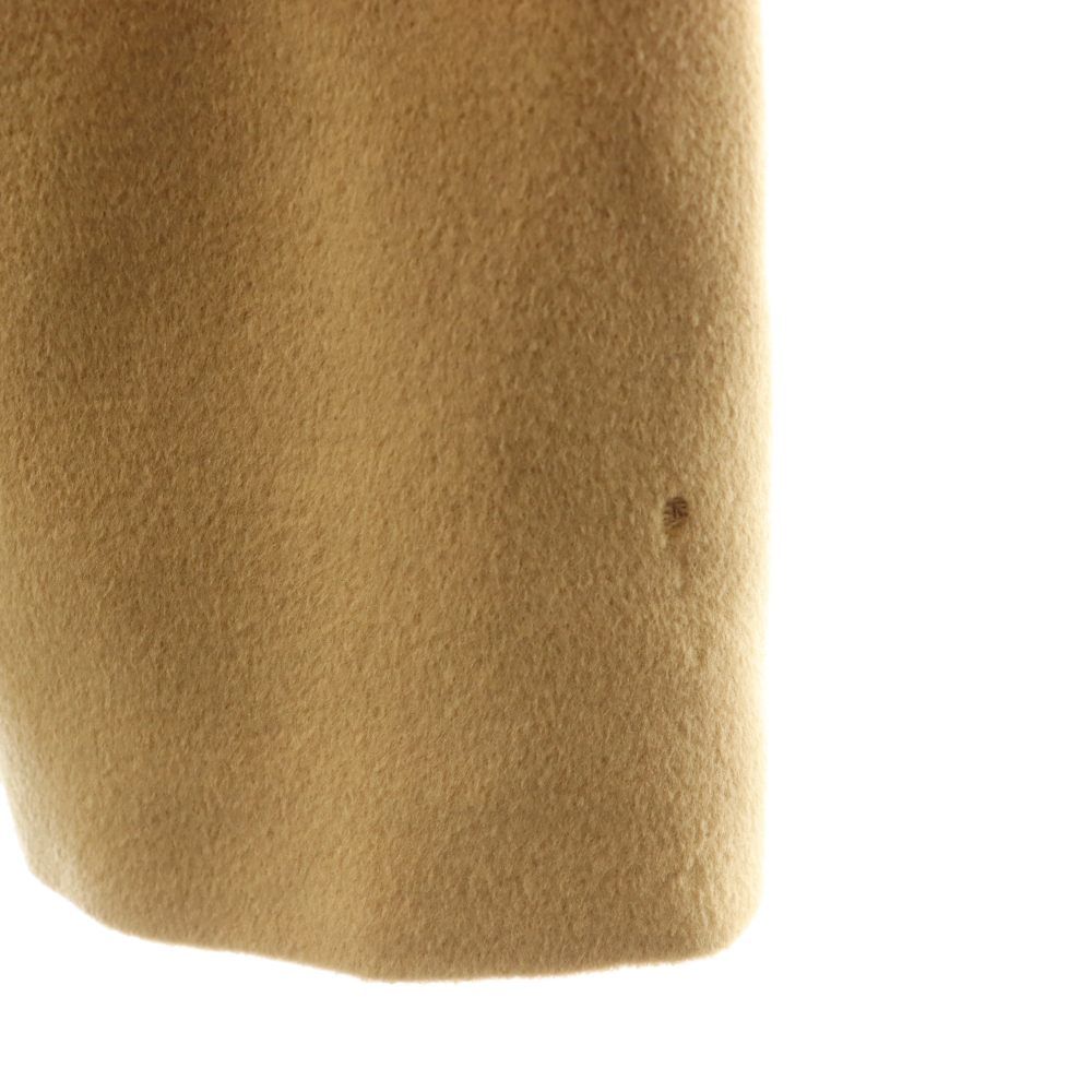Max Mara White Tag Wool Cashmere Double Long Coat Beige 36