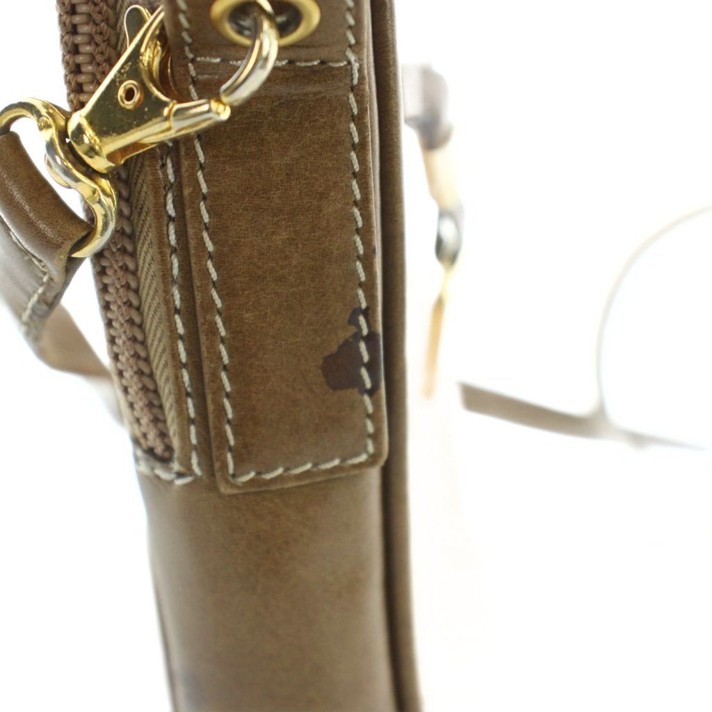Loewe Shoulder Bag Crossbody Logo Leather Anagram Brown
