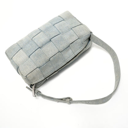 Bottega Veneta Shoulder Bag Brick Cassette Denim