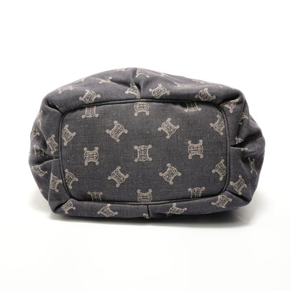 Celine Shoulder Bag Macadam Denim 2-Way