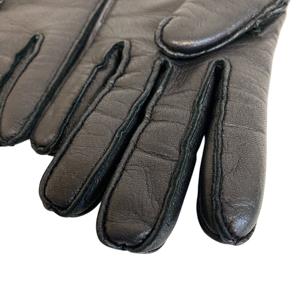Gucci Gloves Leather Black