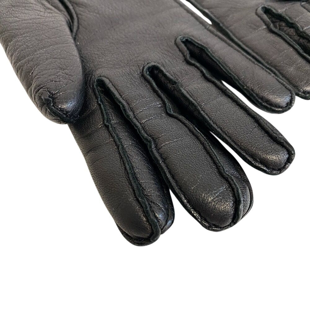 Gucci Gloves Leather Black
