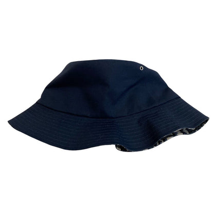Dior Bucket Hat Oblique Polyester Hat Navy