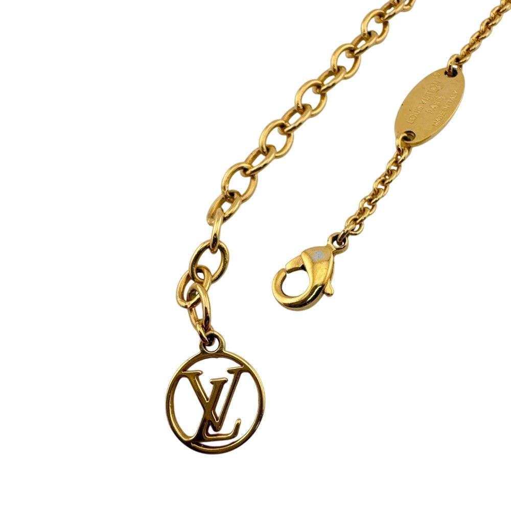 Louis Vuitton Iconic LV Necklace Gold