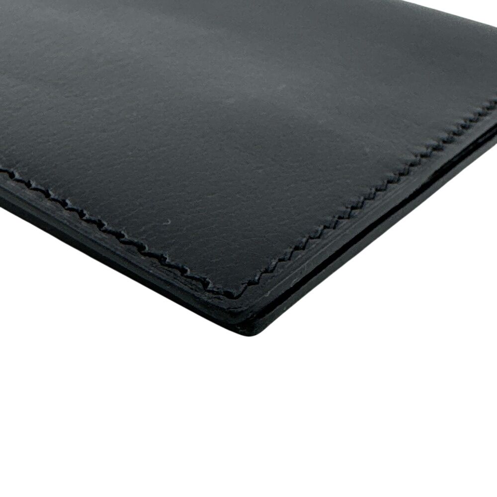 Hermes Passport Case Magellan Mc2 Leather Card Black