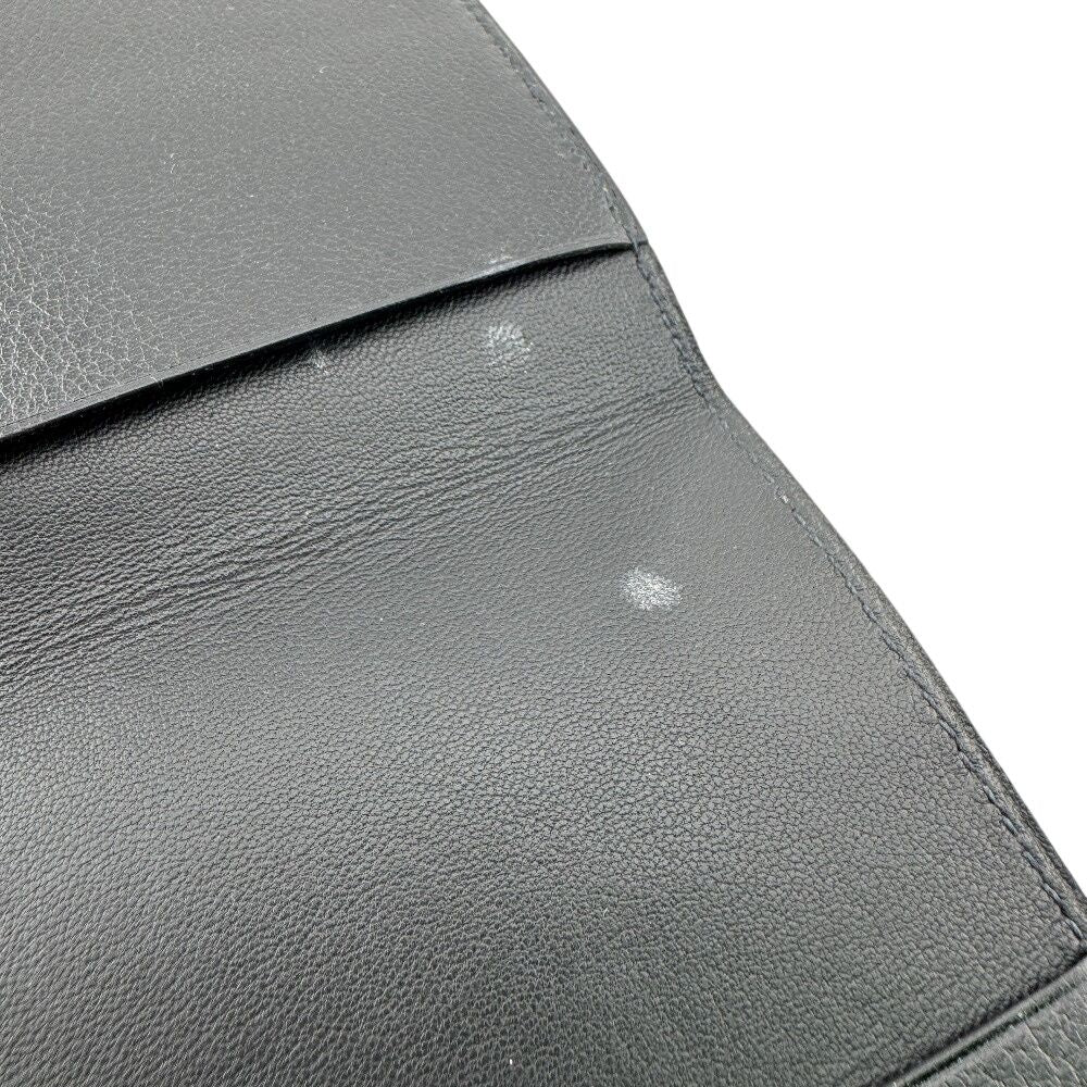 Hermes Passport Case Magellan Mc2 Leather Card Black
