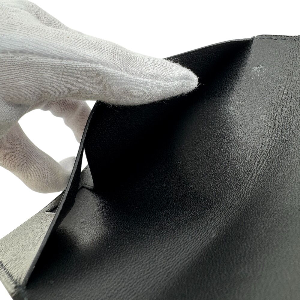Hermes Passport Case Magellan Mc2 Leather Card Black