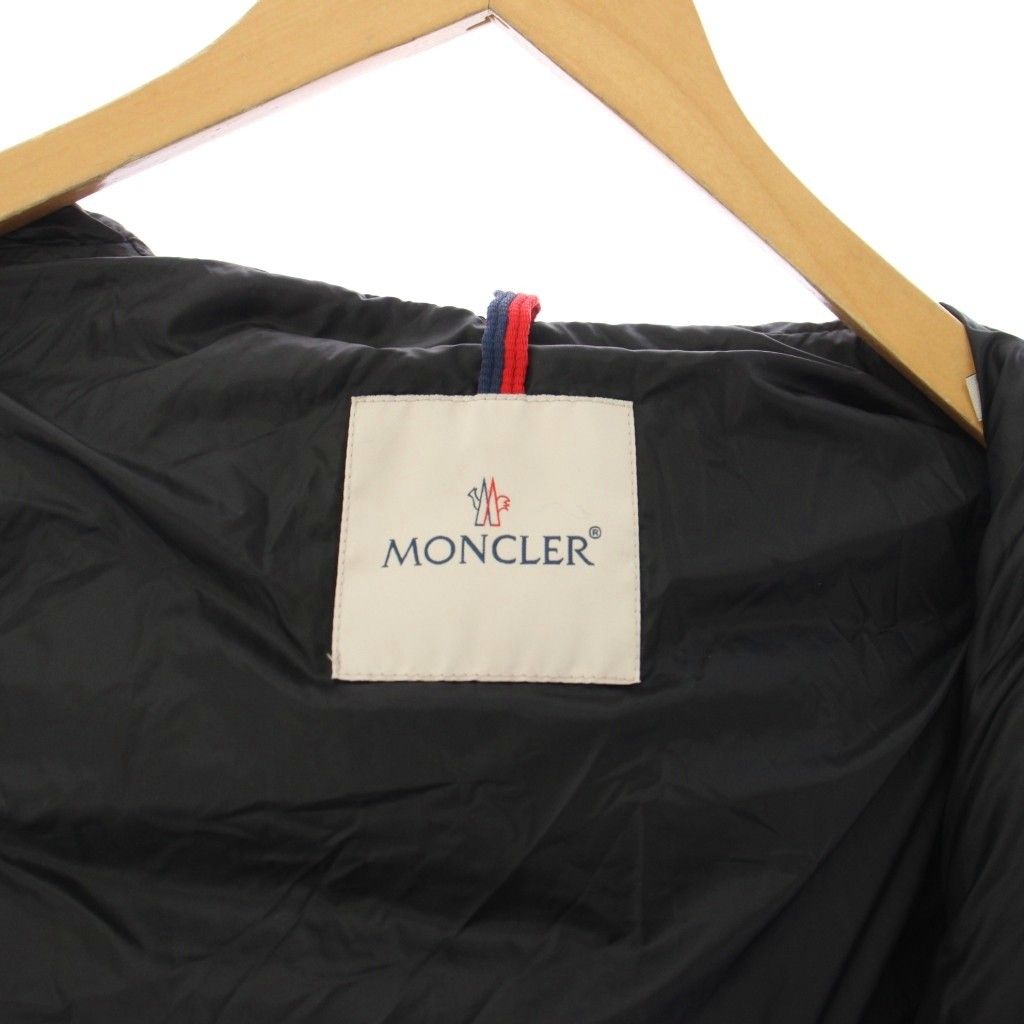 Moncler Hermifur Down Coat Hoodie Fur 1 Black