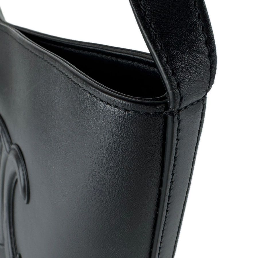 Celine Shoulder Bag Small Basket Cuir Triomphe