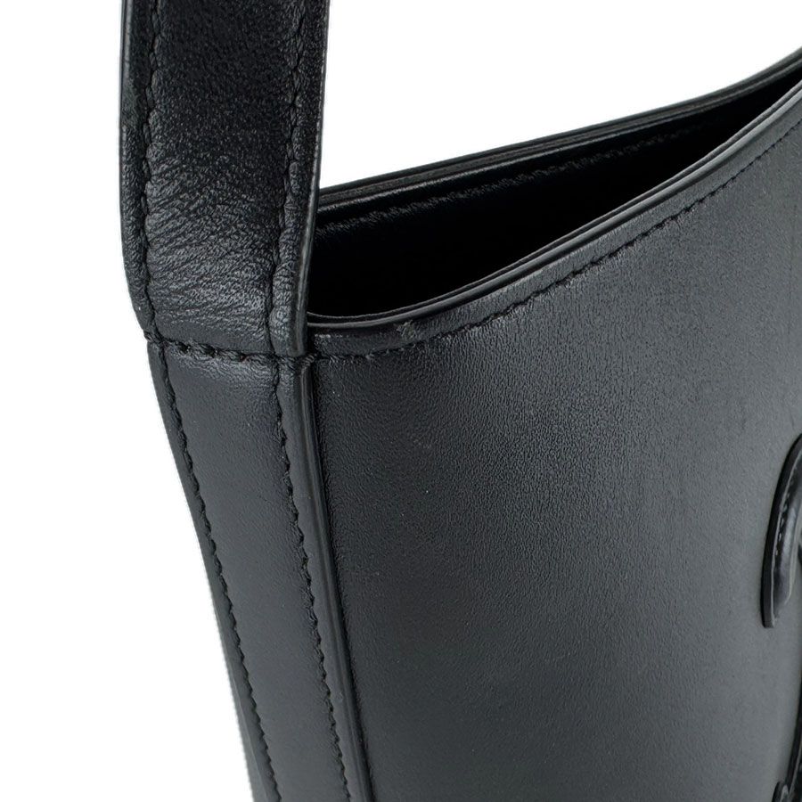 Celine Shoulder Bag Small Basket Cuir Triomphe