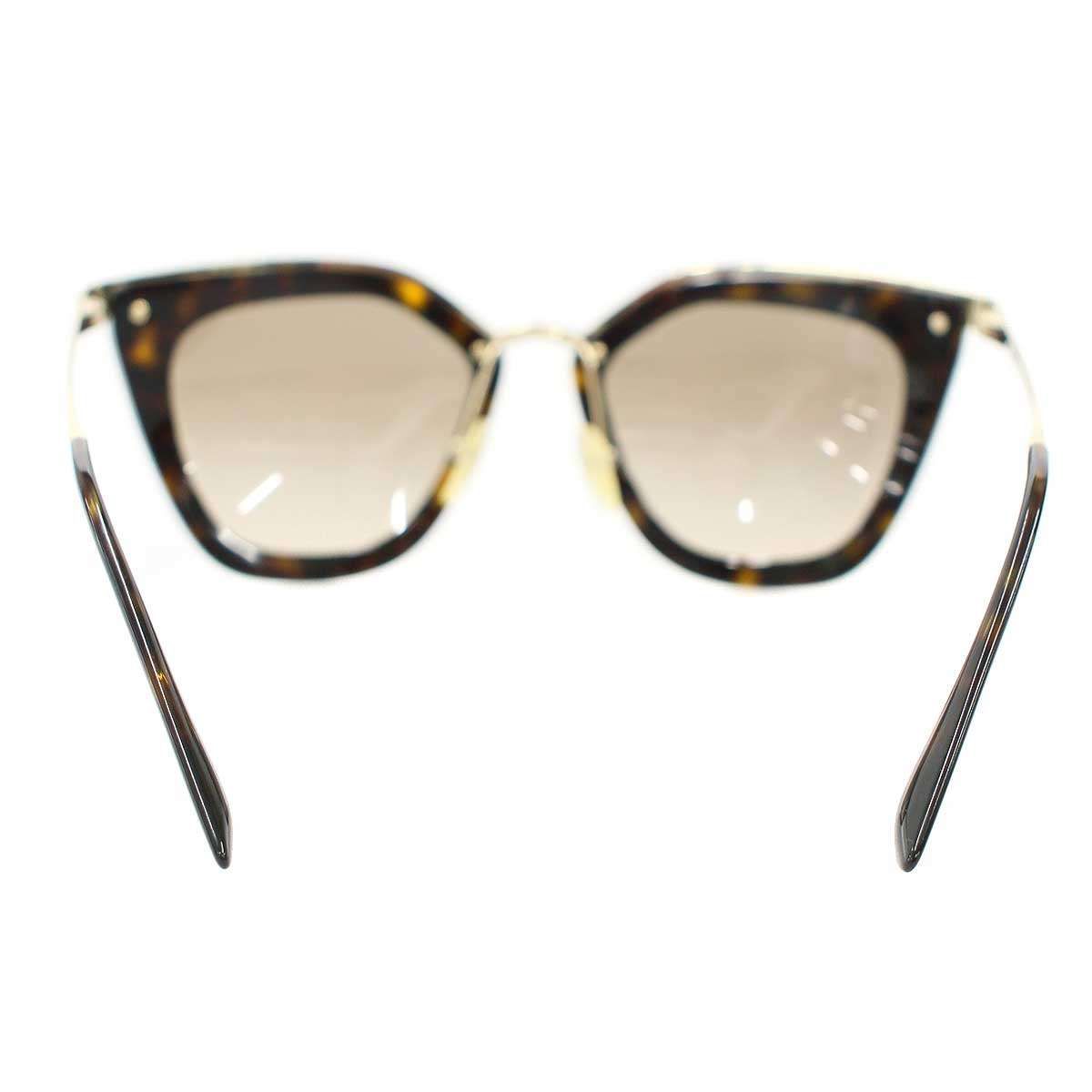 Prada Sunglasses Eyewear Brown Gold