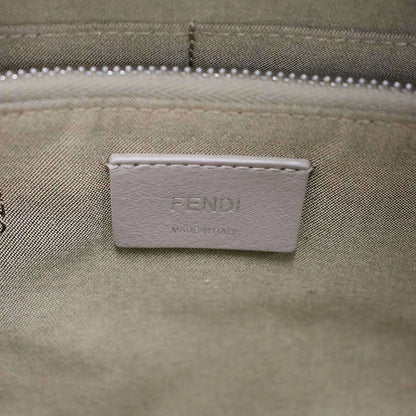 Fendi by the Way 2-Way Leather Handbag Grey Gee