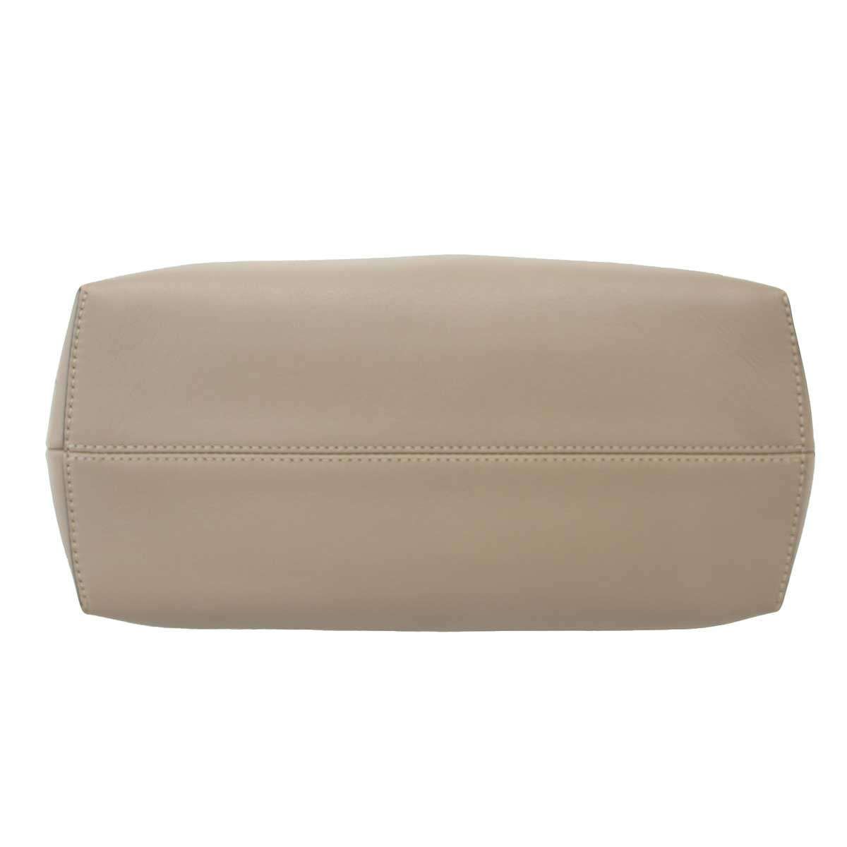 Fendi by the Way 2-Way Leather Handbag Grey Gee