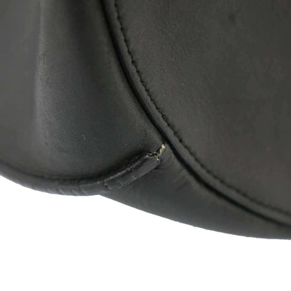 Celine Bucket Leather Shoulder Bag Black
