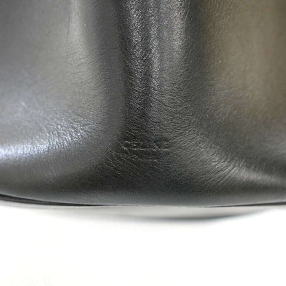 Celine Bucket Leather Shoulder Bag Black