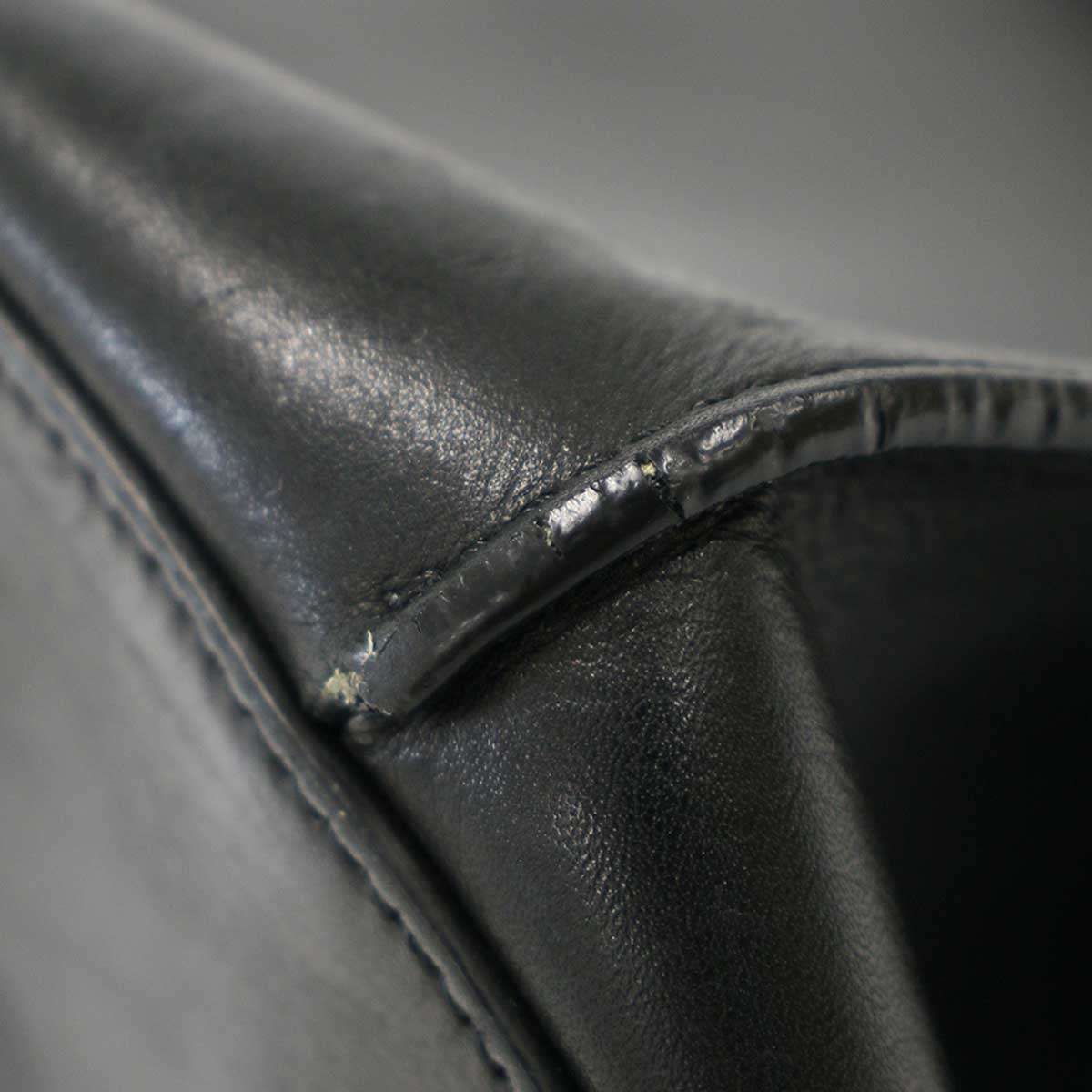 Celine Bucket Leather Shoulder Bag Black