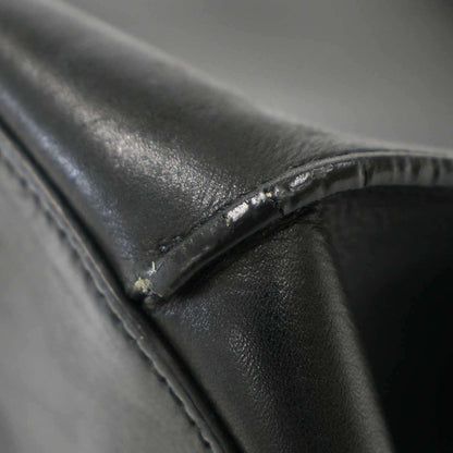 Celine Bucket Leather Shoulder Bag Black