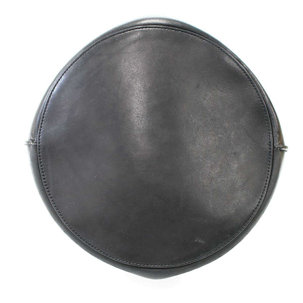 Celine Bucket Leather Shoulder Bag Black