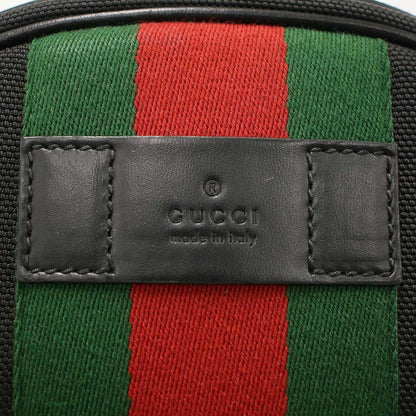 Gucci Sherry Line Canvas Backpack Black