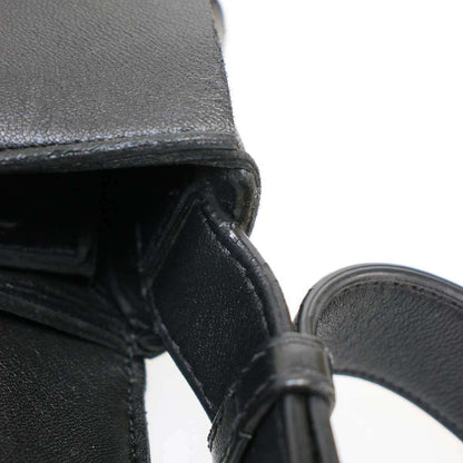 Bottega Veneta Cassette Maxi Intrecciato Leather Shoulder Bag Black