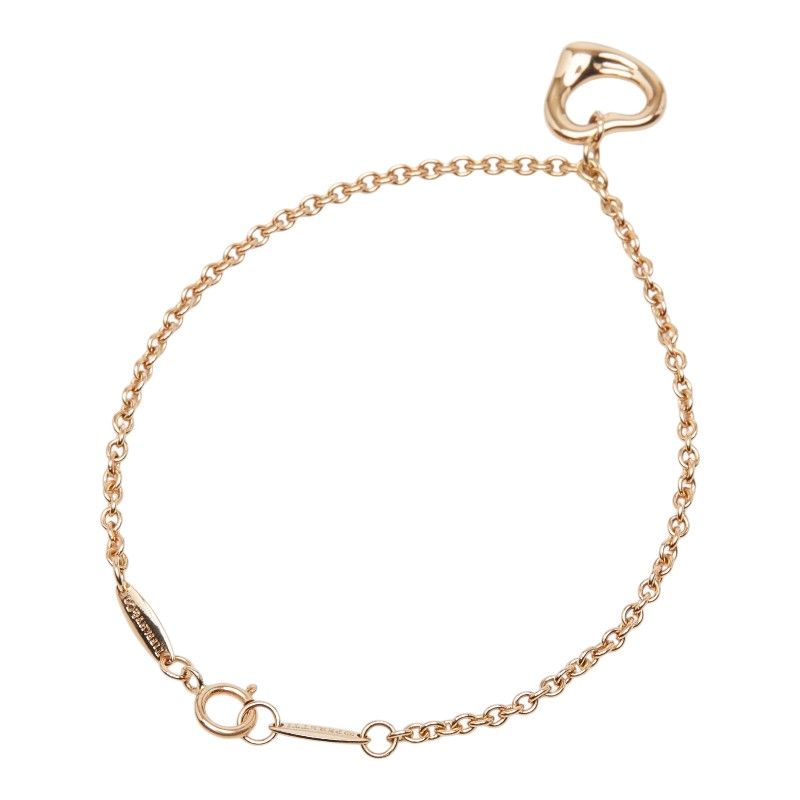 Tiffany & Co Open Heart Bracelet 18k Pink Gold