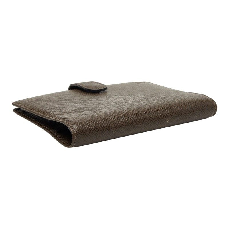 Louis Vuitton Taiga Agenda PM Notebook Cover Grizzly Brown Leather