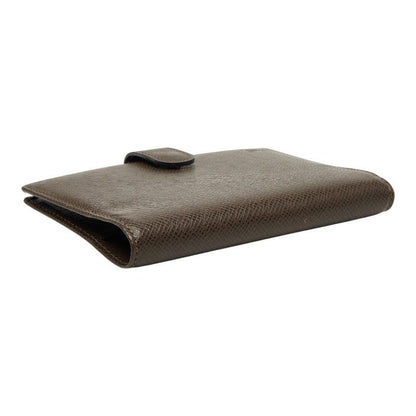 Louis Vuitton Taiga Agenda PM Notebook Cover Grizzly Brown Leather